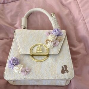 Elegant Floral Lace Handbag
